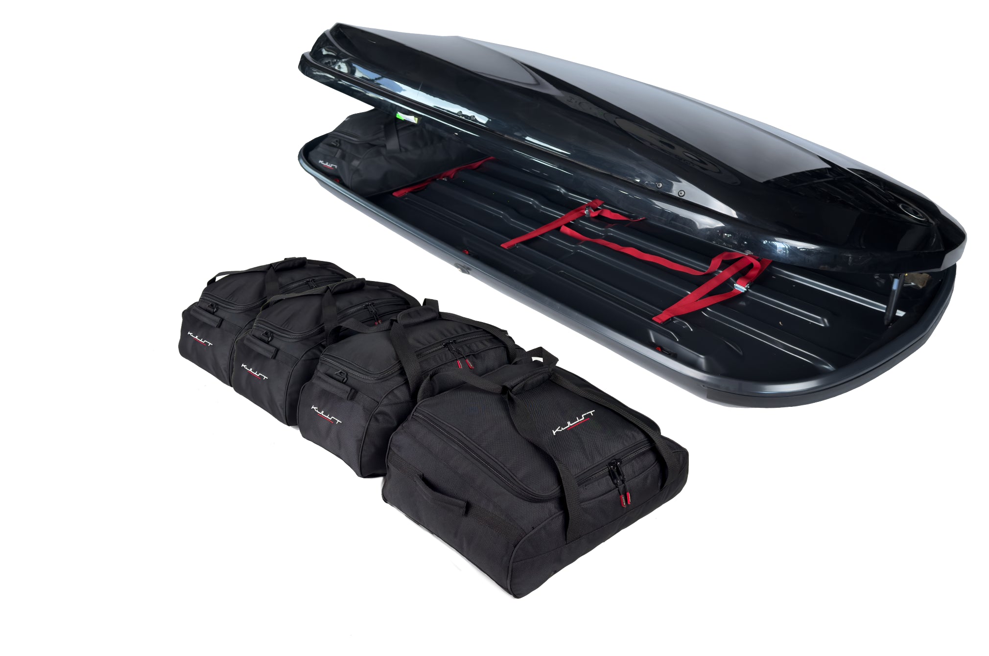 HAPRO ZENITH 8.6 5-delars väskset för takbox #färg_Svart