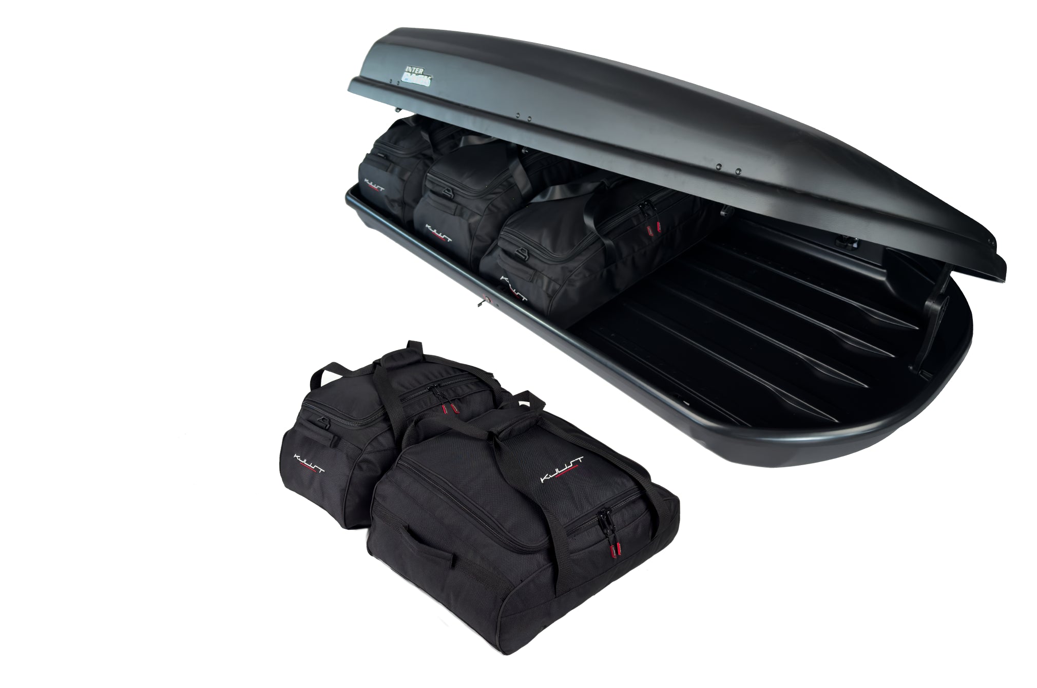 INTERPACK GRAN TORINO 5-delars väskset för takbox #färg_Svart