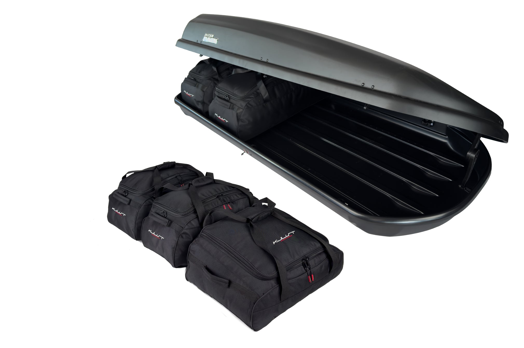 INTERPACK GRAN TORINO 5-delars väskset för takbox #färg_Svart