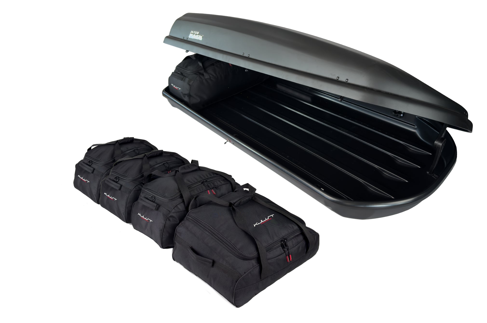 INTERPACK GRAN TORINO 5-delars väskset för takbox #färg_Svart
