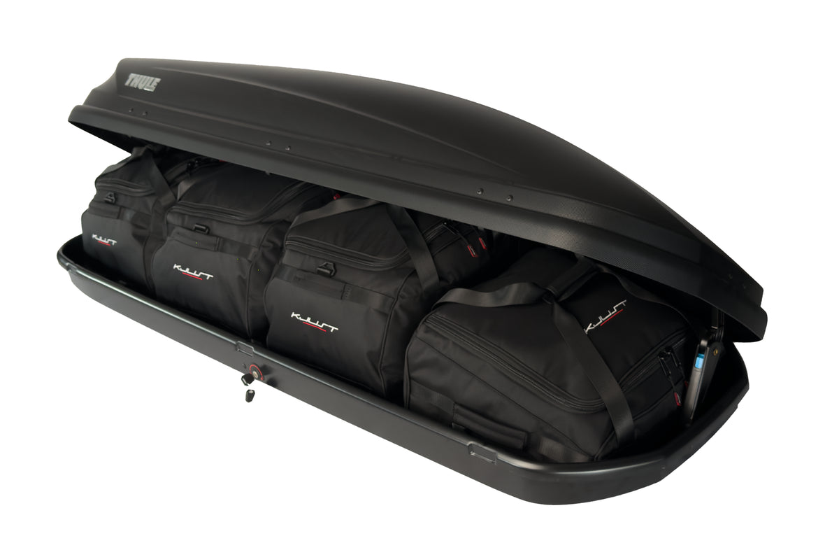 THULE PACIFIC 600 4-delars väskset för takbox #färg_Svart