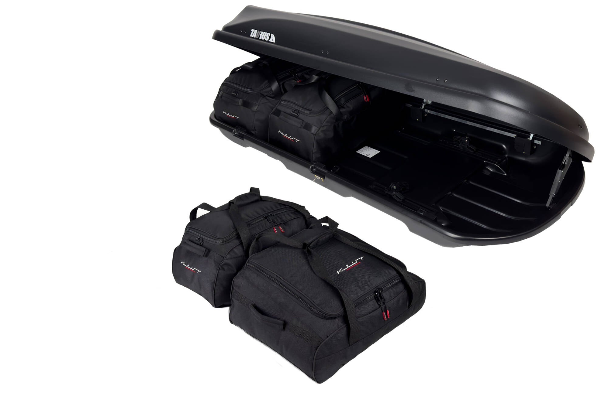 CRUZ XTREME 450 4-delars väskset för takbox #färg_Svart