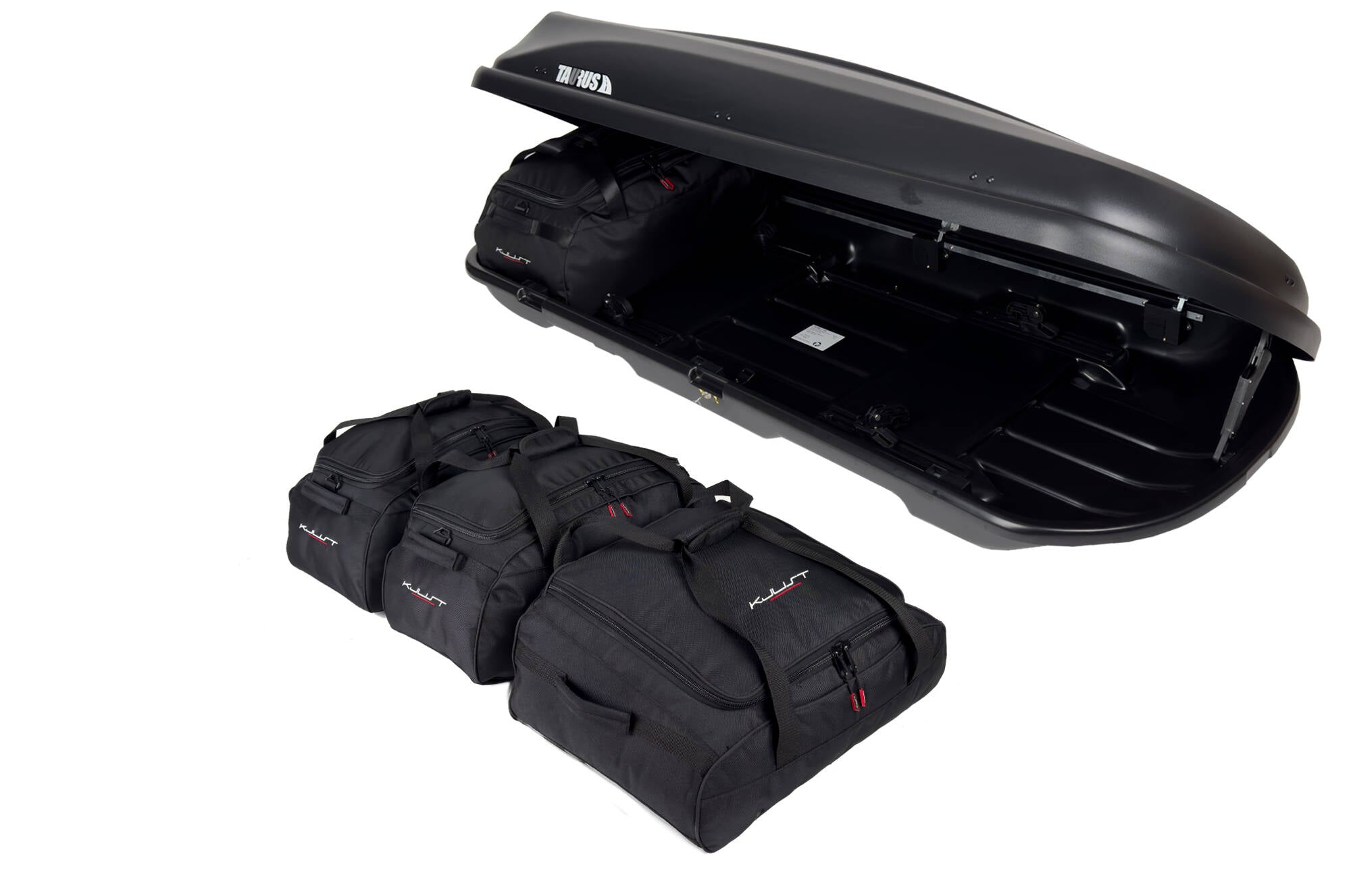 CRUZ XTREME 450 4-delars väskset för takbox #färg_Svart