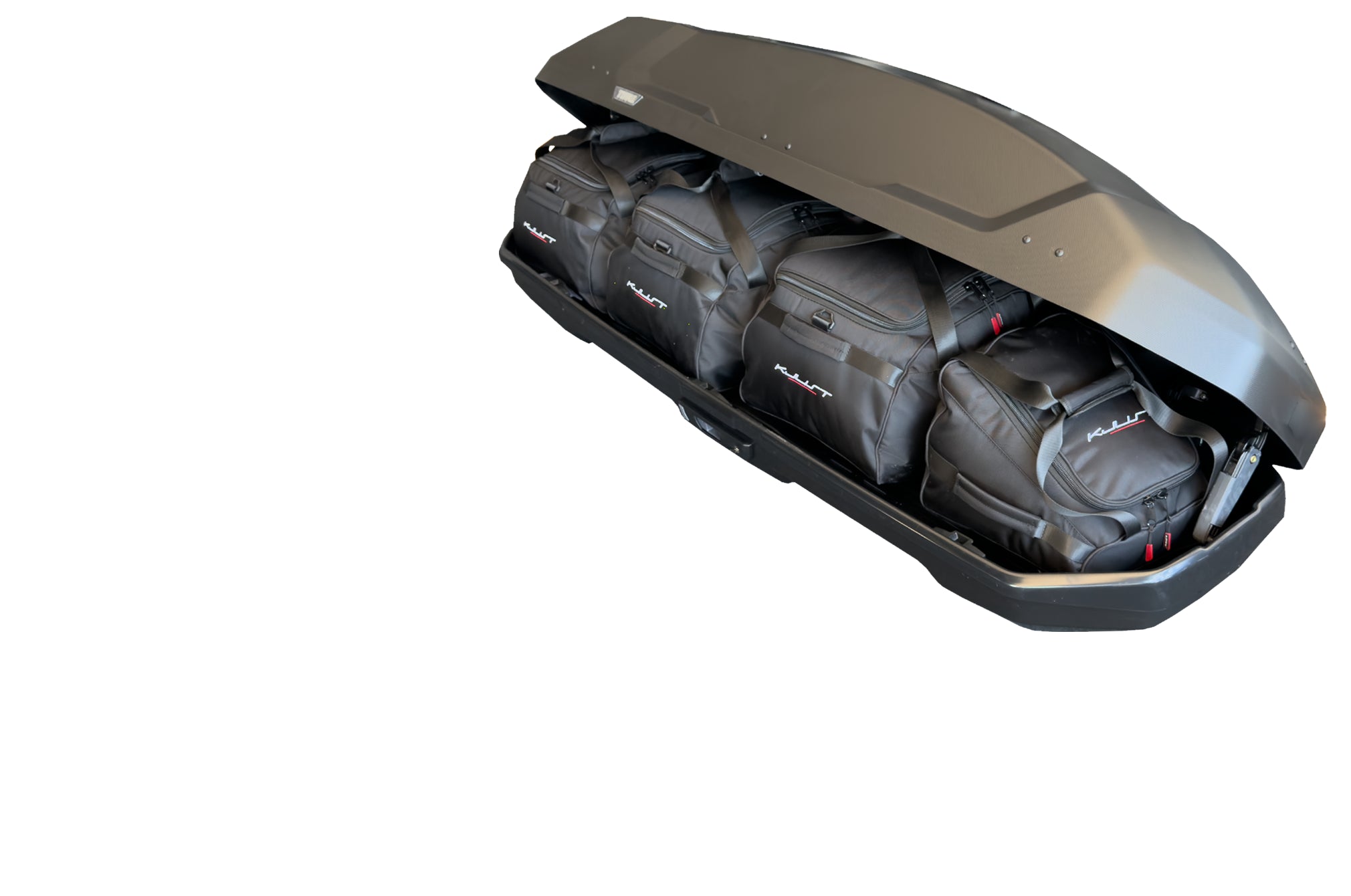 THULE FORCE 3 L SPORT 4-delars väskset för takbox #färg_Svart