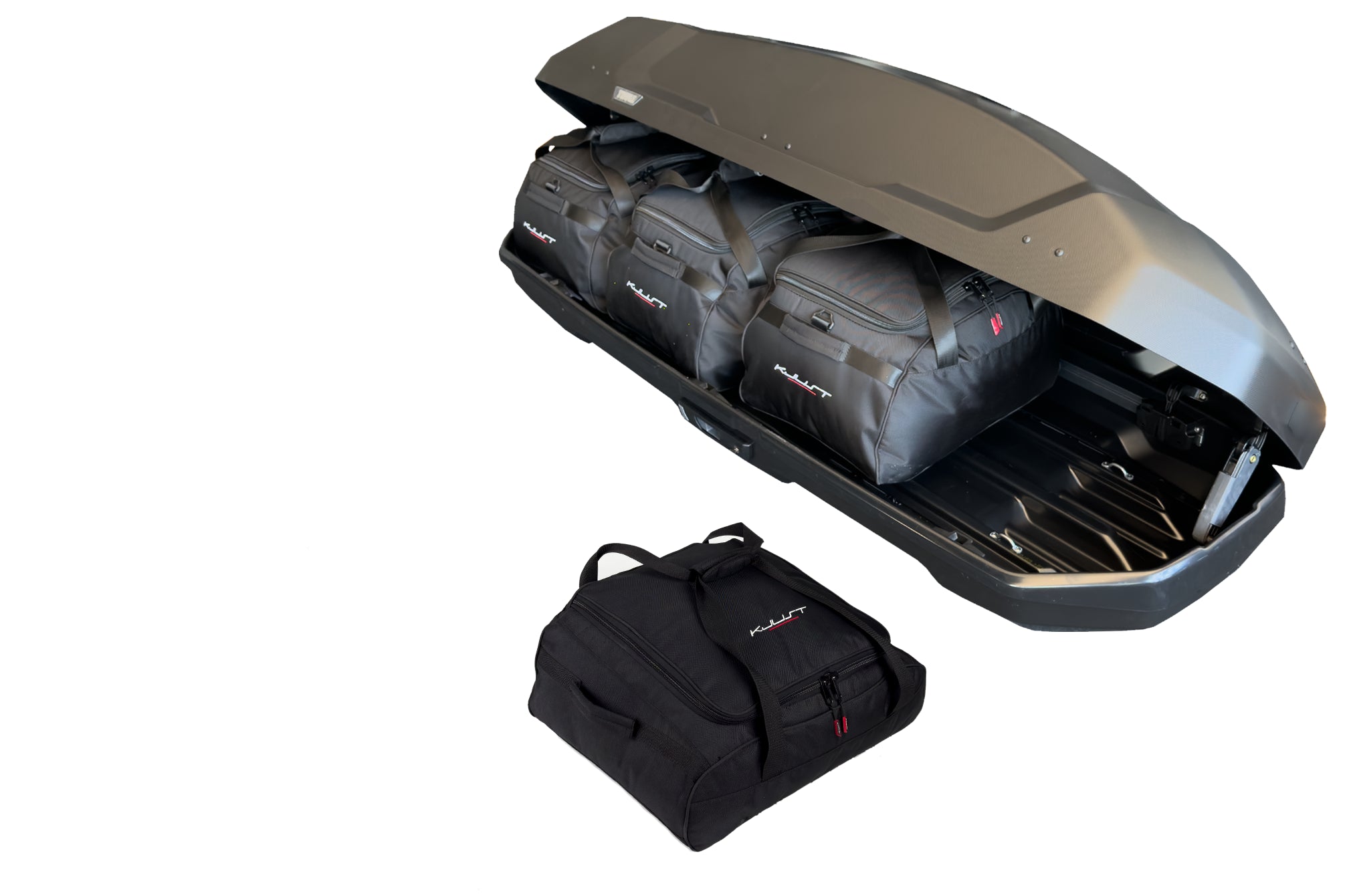 THULE FORCE 3 L SPORT 4-delars väskset för takbox #färg_Svart