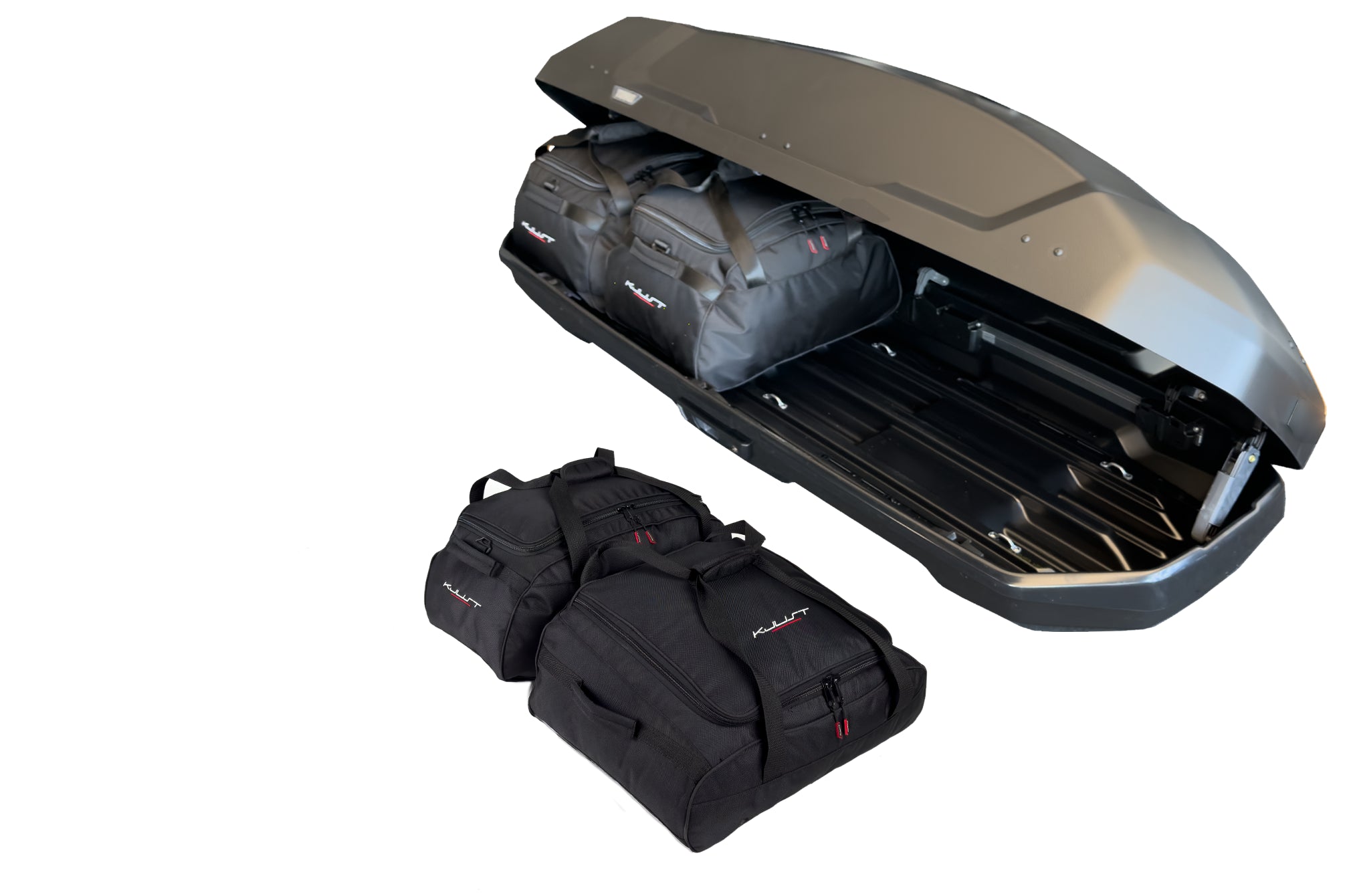 THULE FORCE 3 L SPORT 4-delars väskset för takbox #färg_Svart