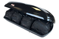 FABBRI CAR BOX 430 4-delars väskset för takbox #färg_Svart