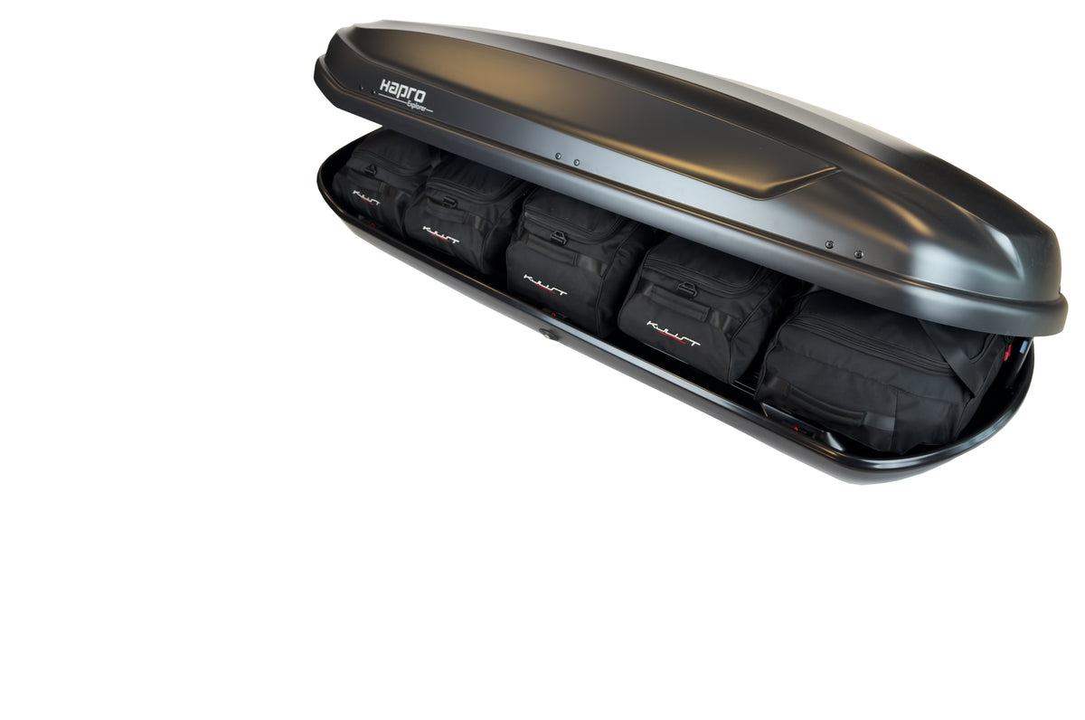 HAPRO EXPLORER 500 5-delars väskset för takbox #färg_Svart
