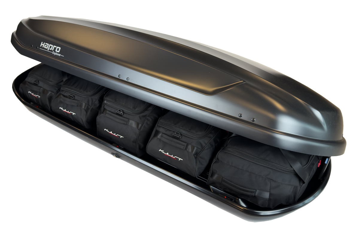 HAPRO EXPLORER 500 5-delars väskset för takbox #färg_Svart
