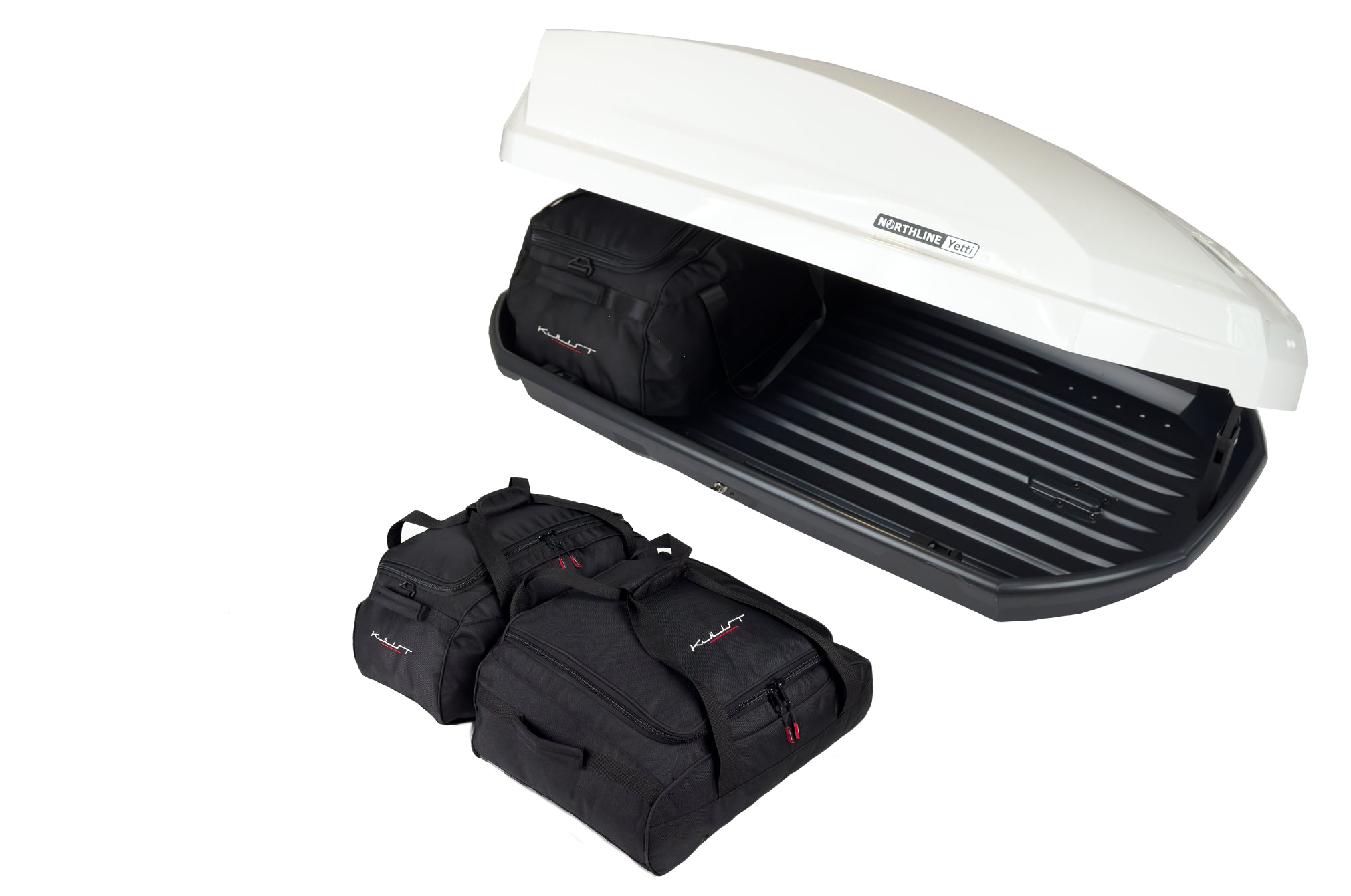 NORTHLINE YETTI 300 3-delars väskset för takbox #färg_Svart