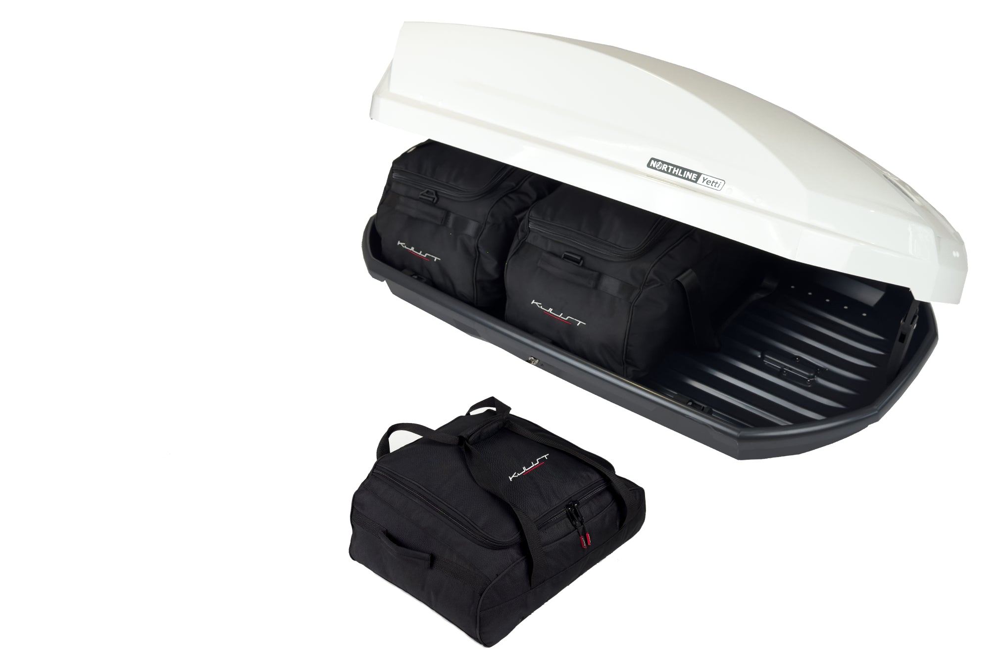 NORTHLINE YETTI 300 3-delars väskset för takbox #färg_Svart