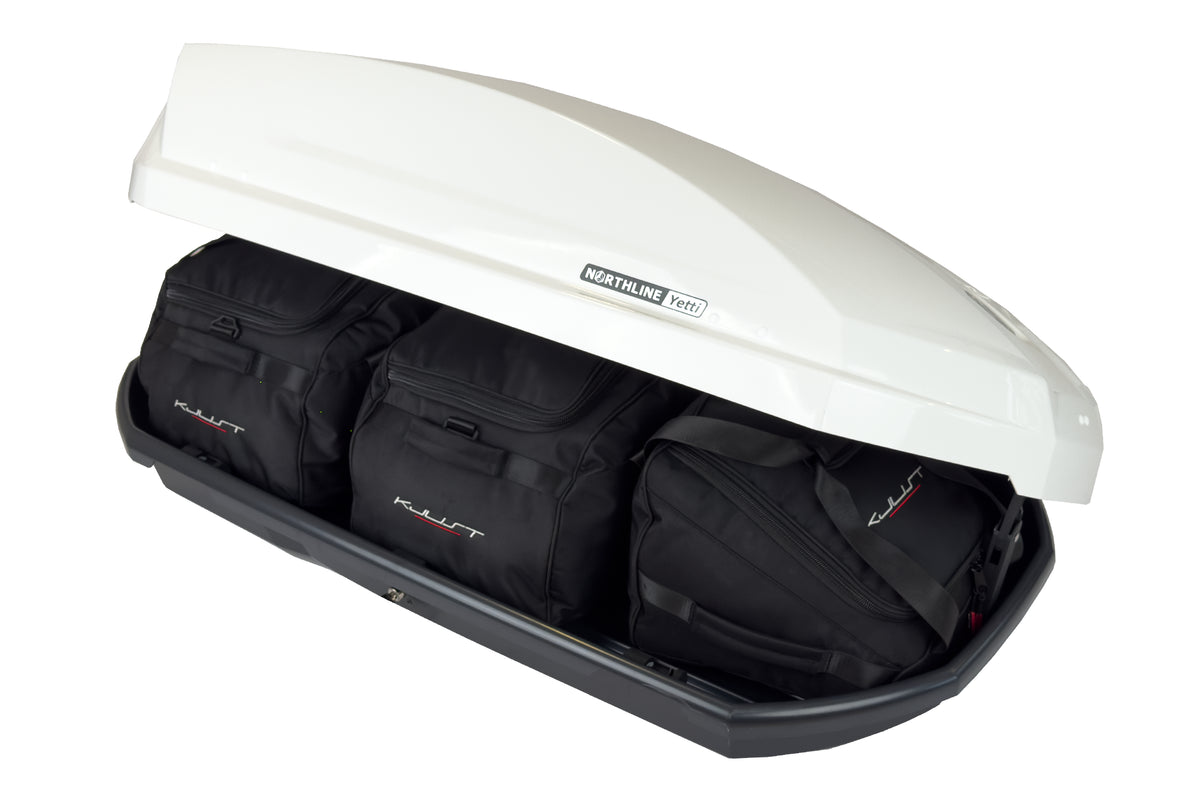 NORTHLINE YETTI 300 3-delars väskset för takbox #färg_Svart