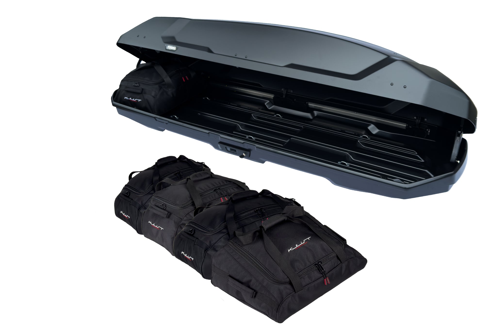 THULE FORCE 3 XXL SPORT 5-delars väskset för takbox #färg_Svart