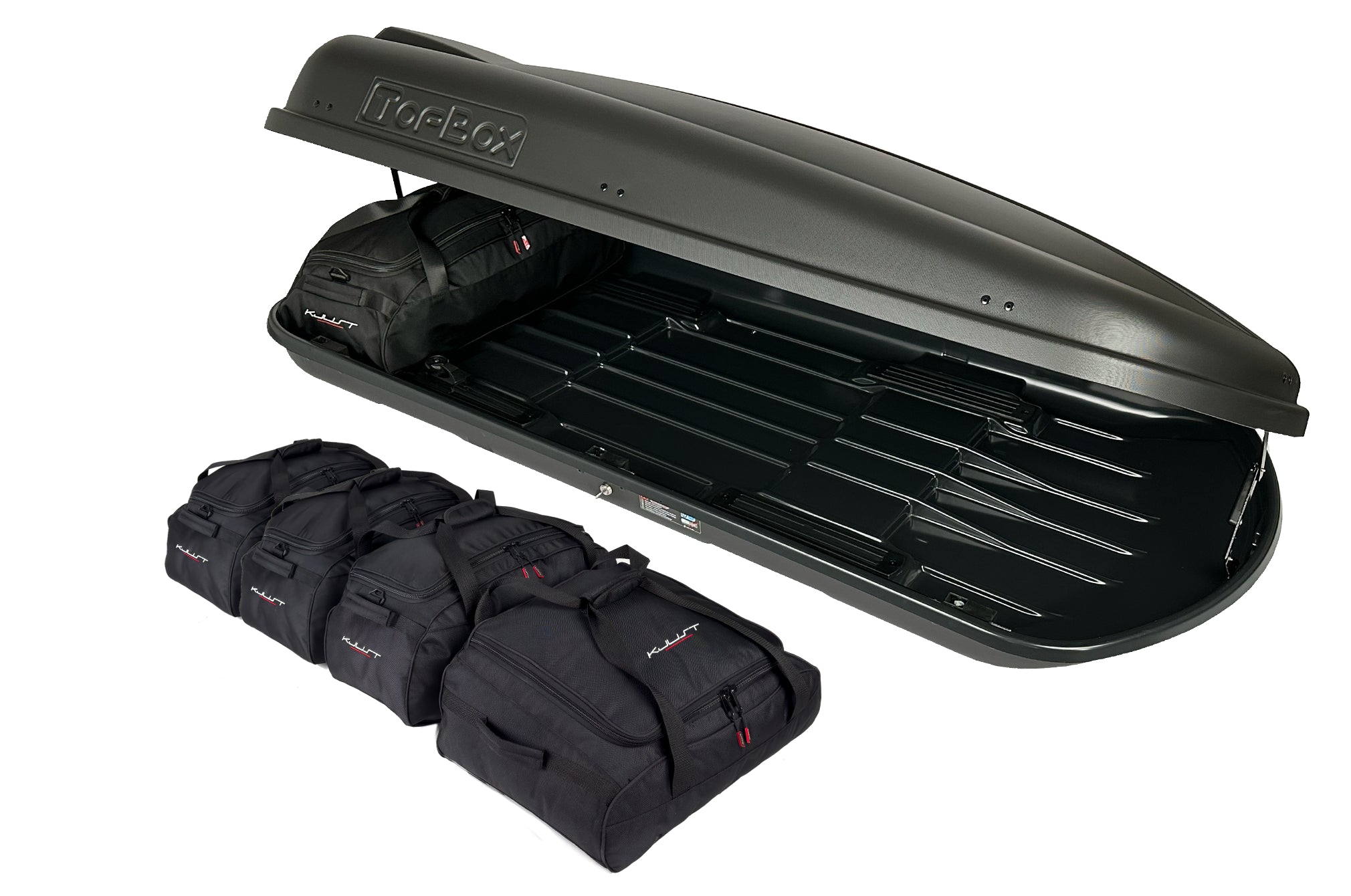 TOPBOX 480 5-delars väskset för takbox #färg_Svart