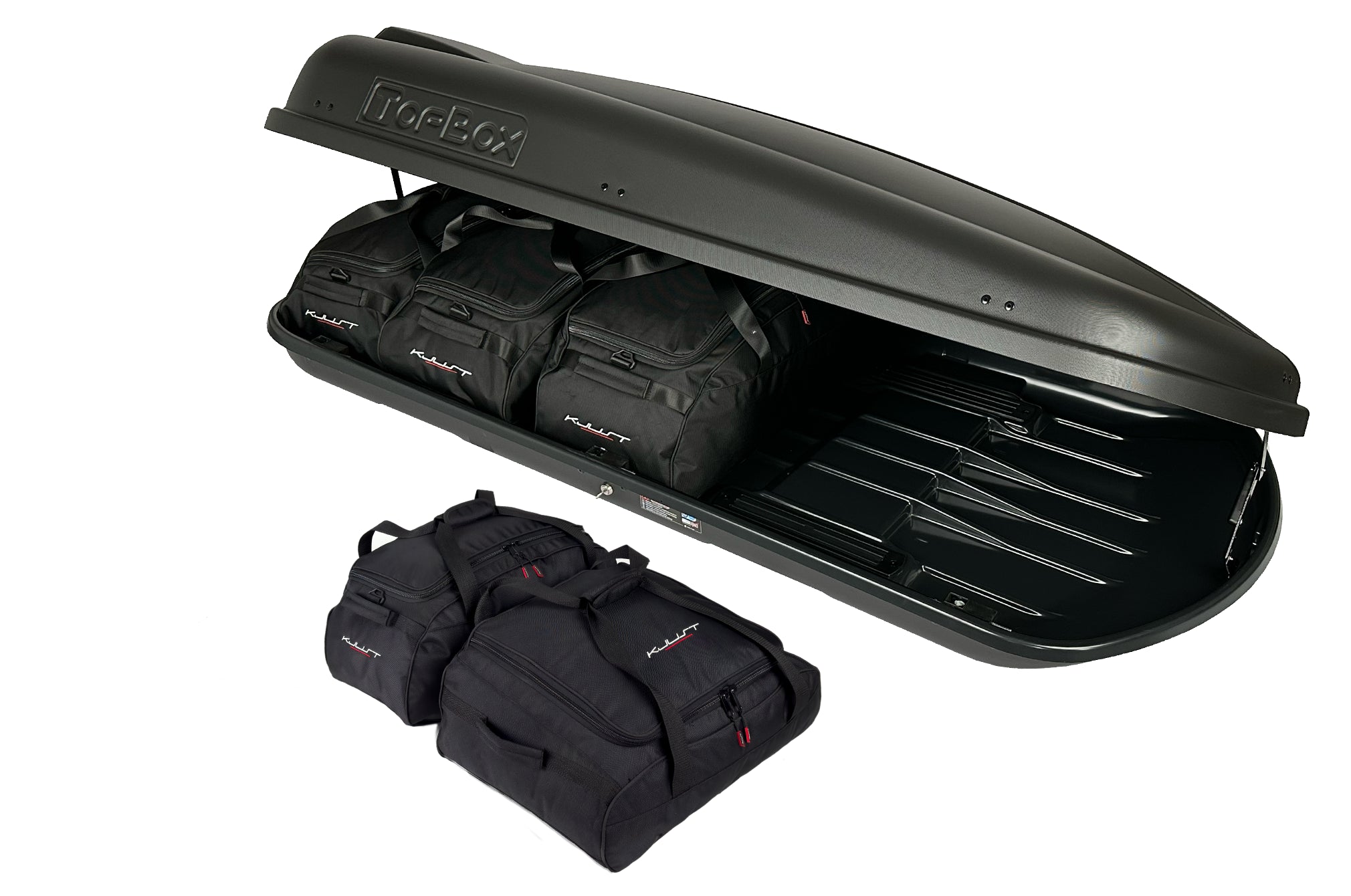 TOPBOX 480 5-delars väskset för takbox #färg_Svart