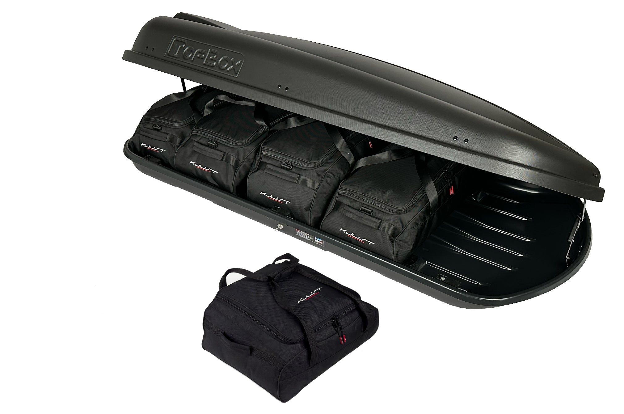 TOPBOX 480 5-delars väskset för takbox #färg_Svart