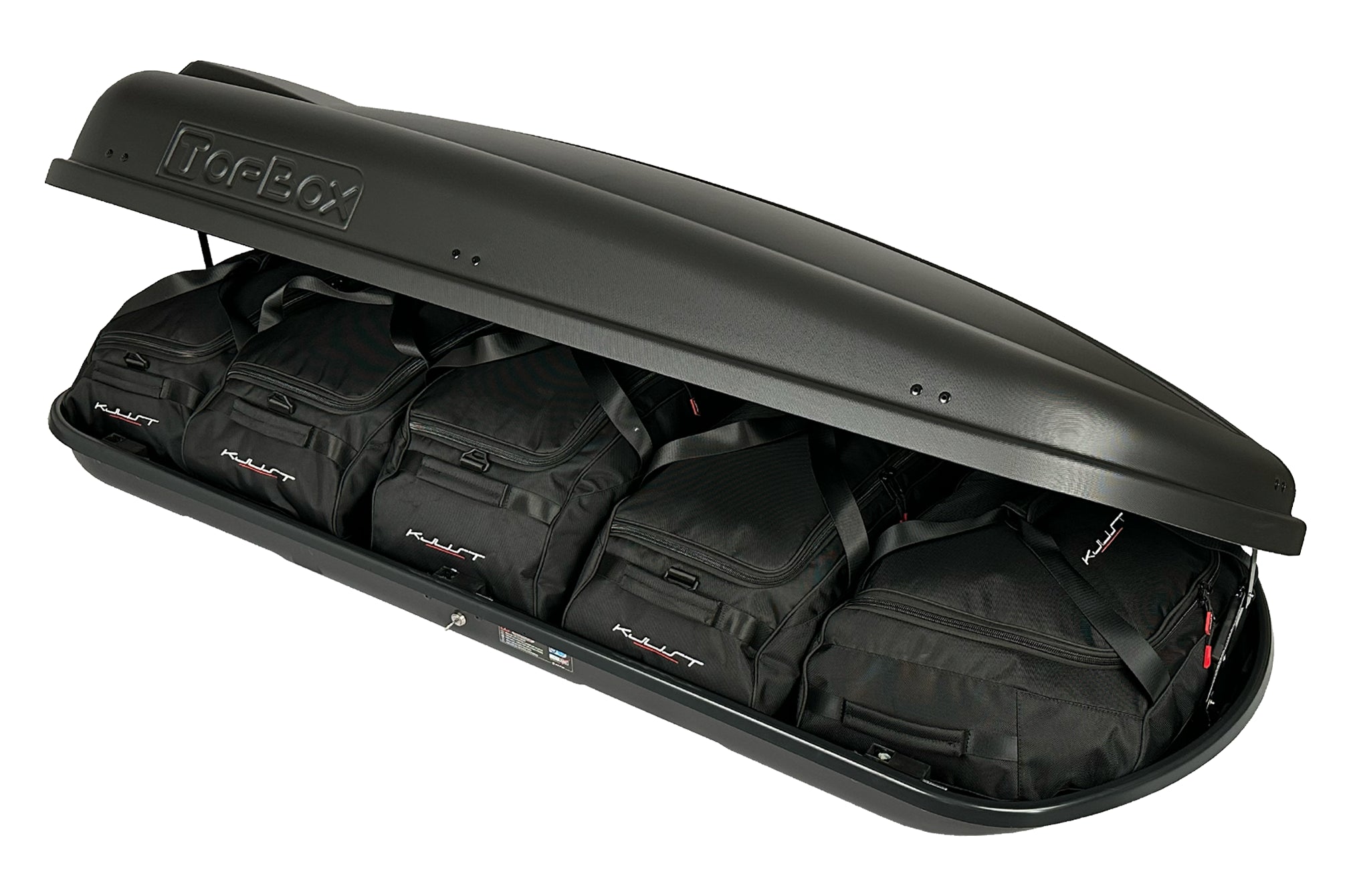 TOPBOX 480 5-delars väskset för takbox #färg_Svart