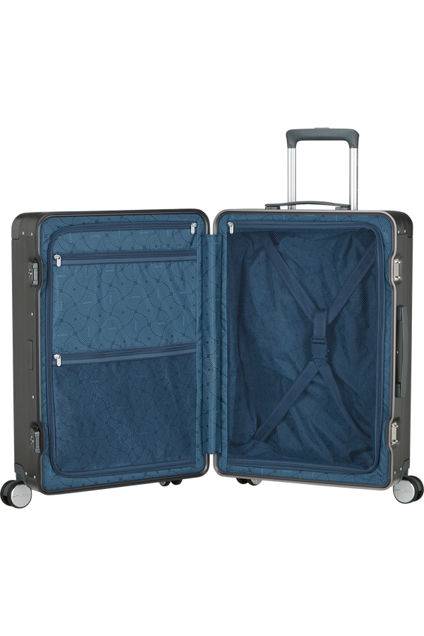 Soundbox Resväska med 4 hjul 68 CM #Färg_Brushed Anthracite