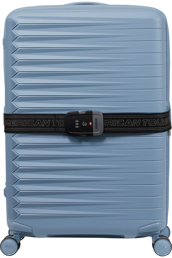 Luggage Strap Bagagerem/TSA-lås Bagagerem ONE SIZE #Färg_Black/Grey
