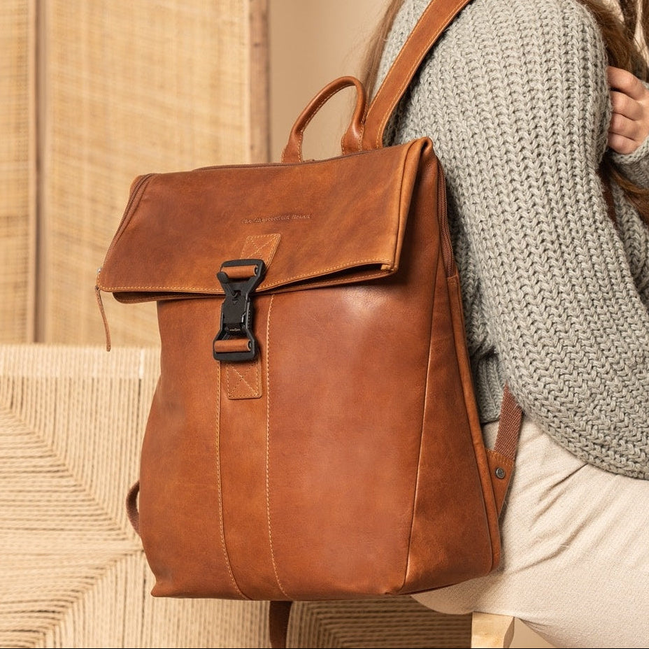 The Chesterfield Brand - Savona Laptopryggsäck #Färg_Konjak