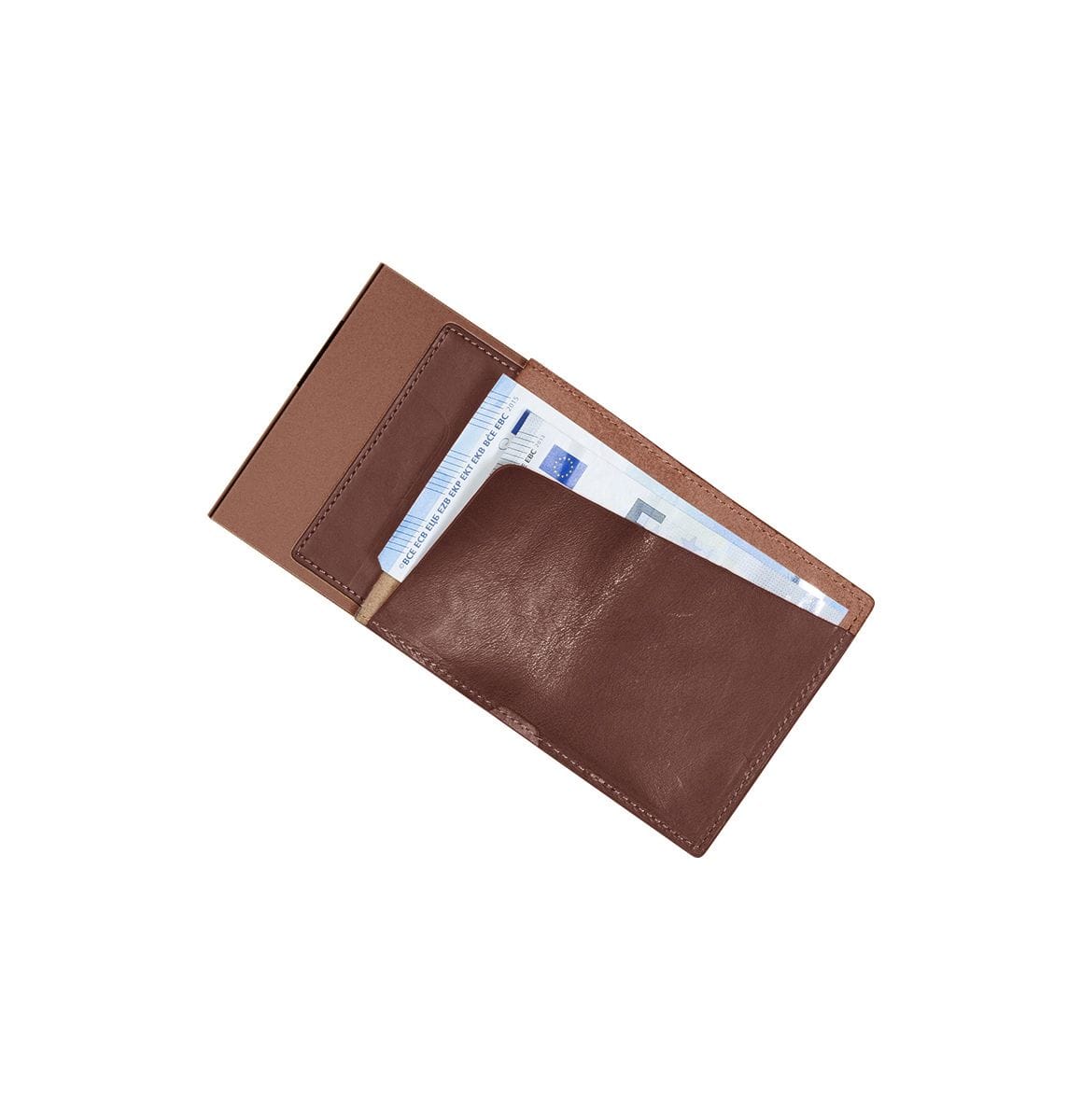 Tony Perotti - Furbo Vegetale Korthållare i läder med RFID-skydd och sedelfack