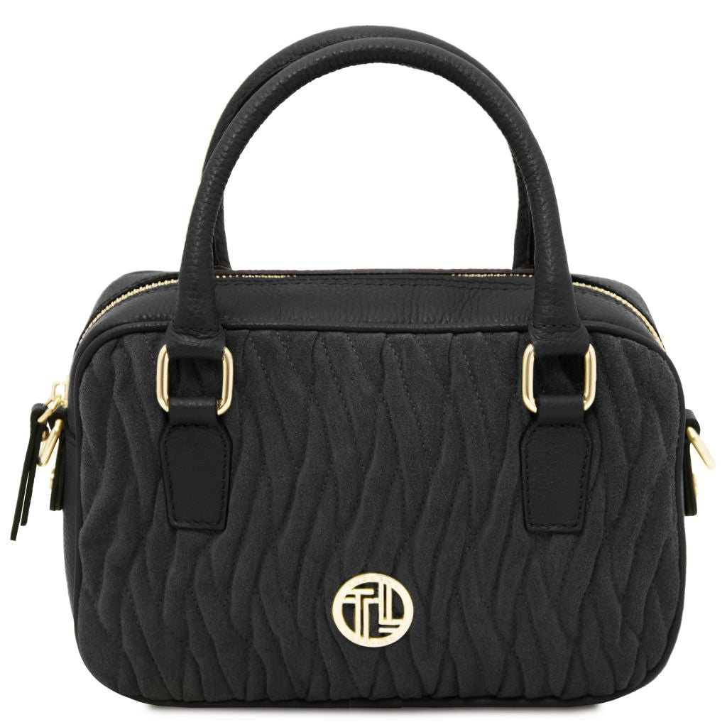 Tuscany Leather Chantilly Handväska #Färg_Svart