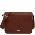 Tuscany Leather TL Messenger Axelremsväska #Färg_Brun