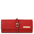 Tuscany Leather Soft Leather Jewellery Case Smyckesförvaring #Färg_Läppstift Rött