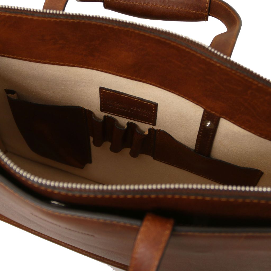 Tuscany Leather Palermo Datorväska #Färg_Brun