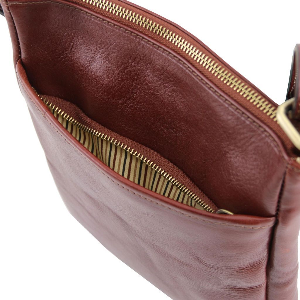 Tuscany Leather Jason Axelremsväska #Färg_Svart