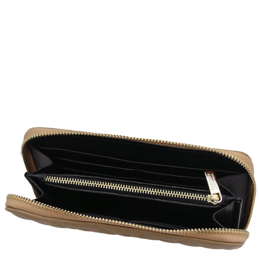Tuscany Leather Penelope Plånbok #Färg_Ljus Taupe