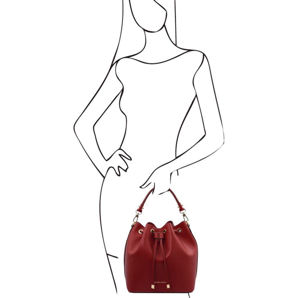 Tuscany Leather Vittoria Handväska #Färg_Röd