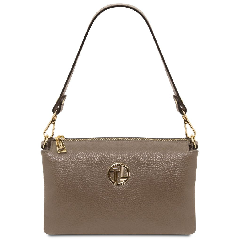 Tuscany Leather Sia Handväska #Färg_Mörk Taupe