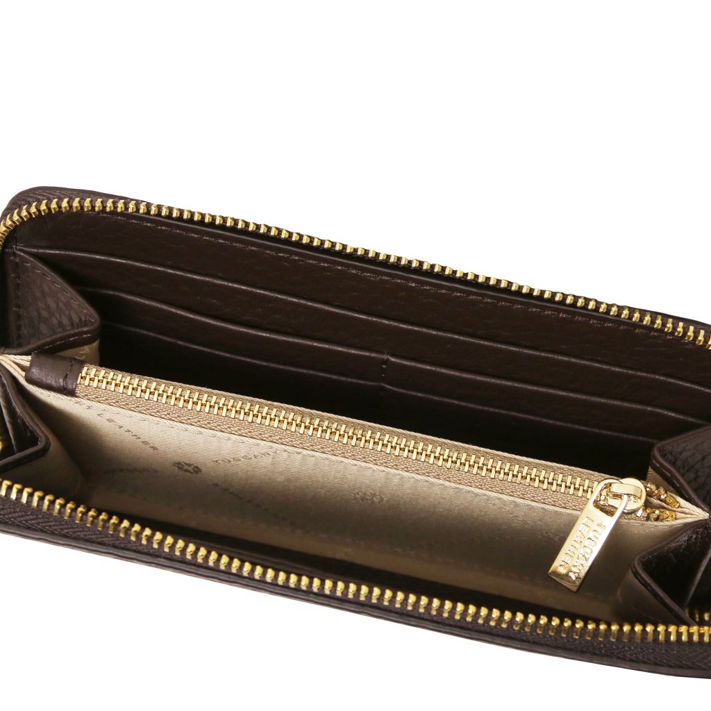 Tuscany Leather Financier Plånbok #Färg_Kaffe