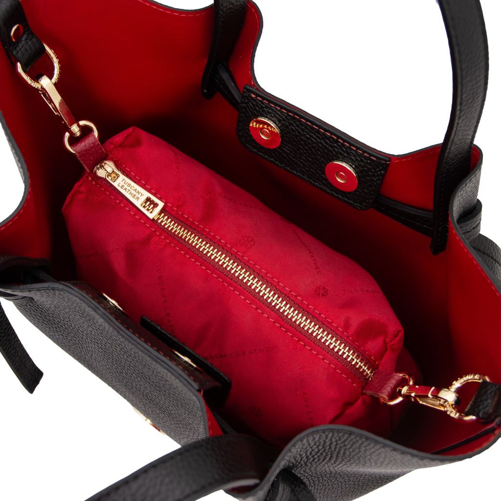 Tuscany Leather Legame S Handväska #Färg_Svart