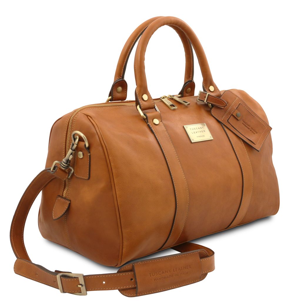 Tuscany Leather TL Voyager Weekendväska #Färg_Cognac