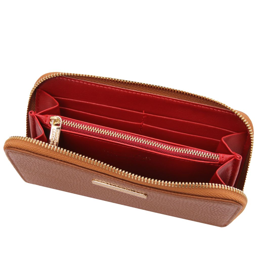 Tuscany Leather Eris Plånbok #Färg_Cognac