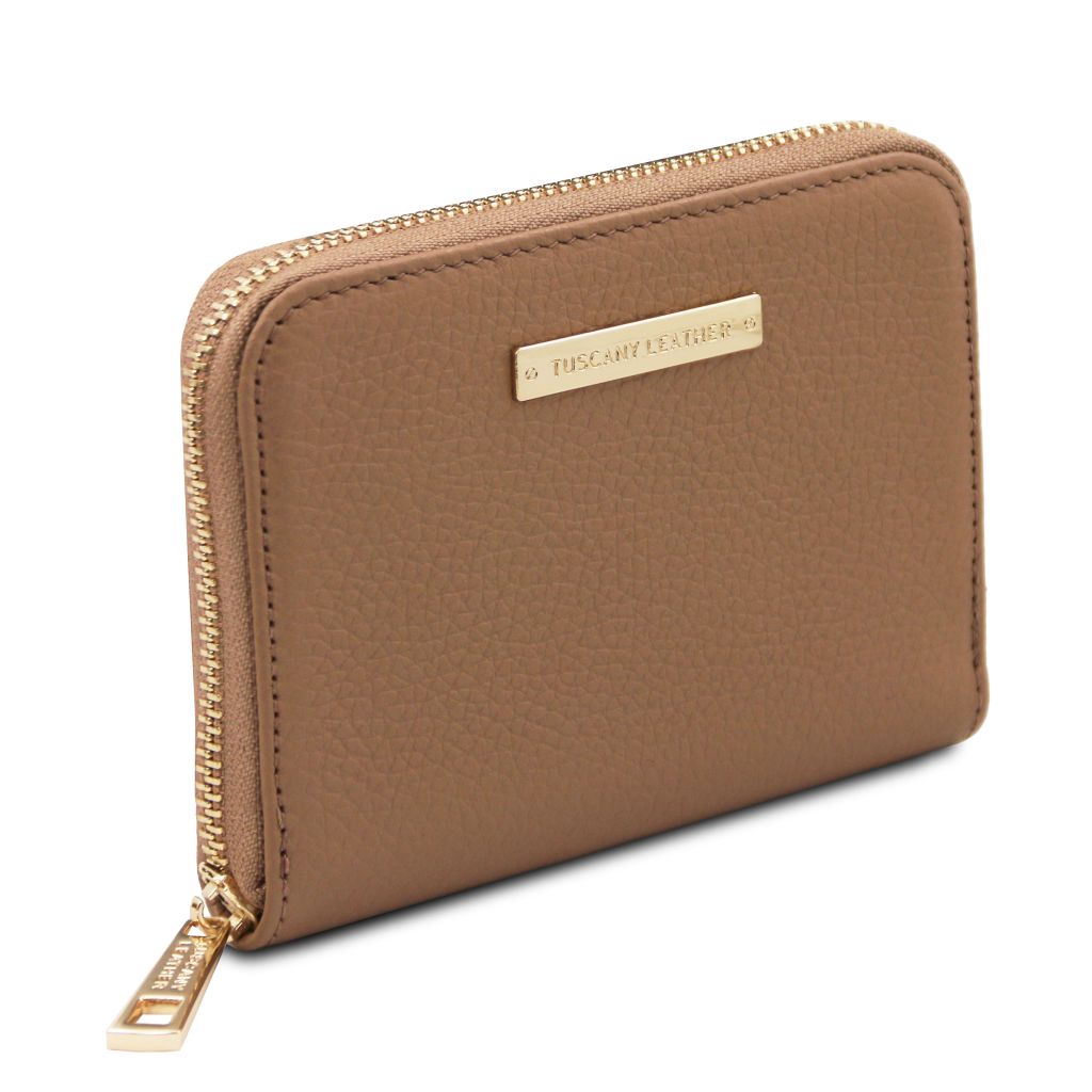 Tuscany Leather Kore Plånbok #Färg_Taupe