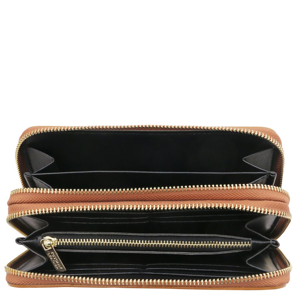 Tuscany Leather Gaia Plånbok #Färg_Cognac