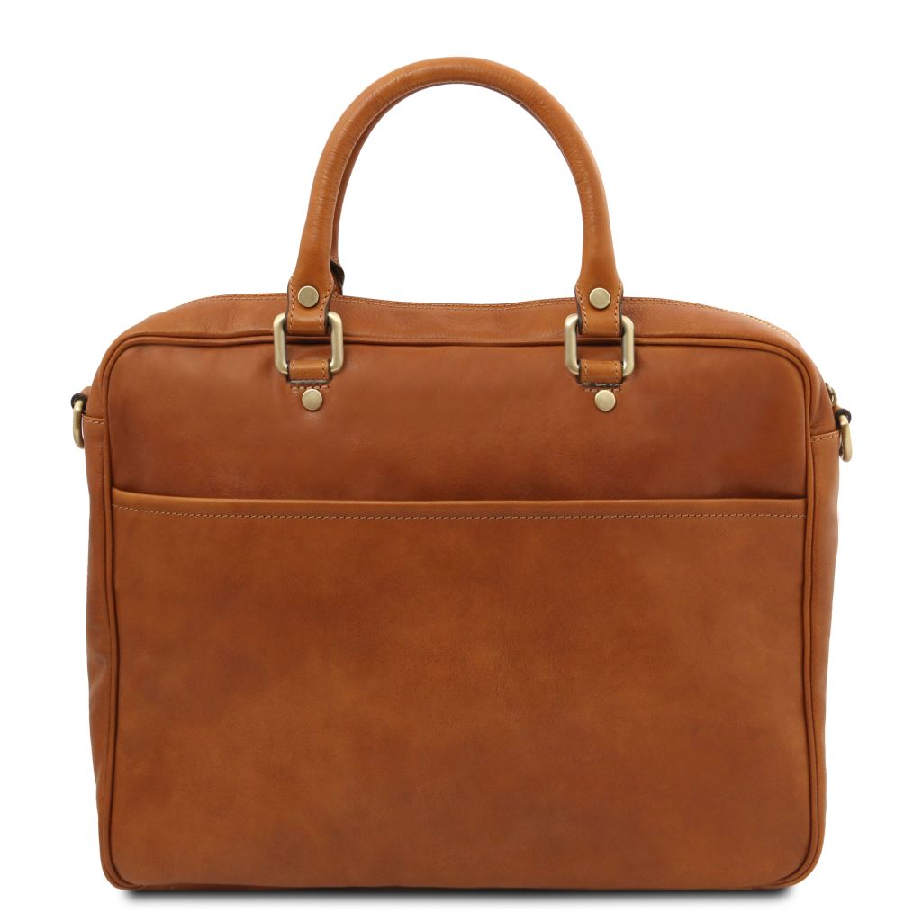 Tuscany Leather Pisa Datorväska #Färg_Mörkbrun