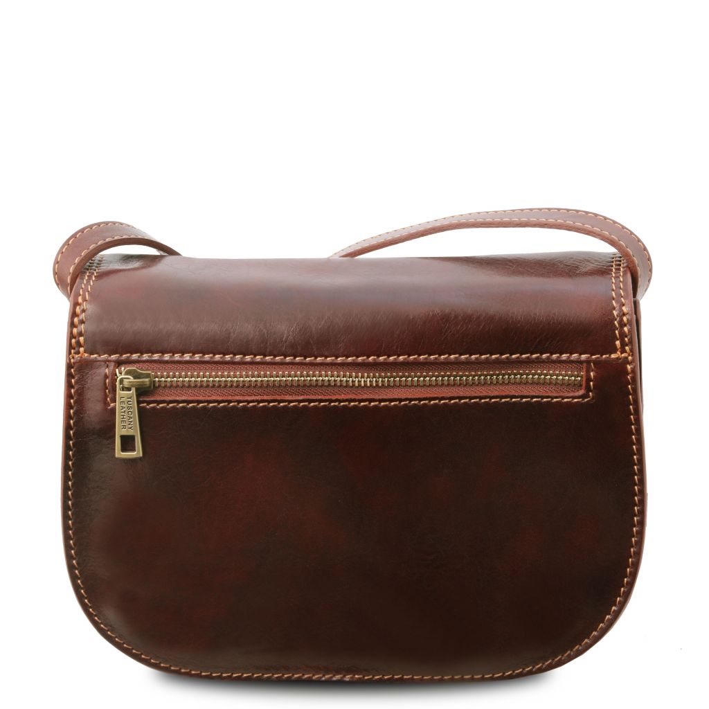 Tuscany Leather Isabella Axelremsväska #Färg_Brun