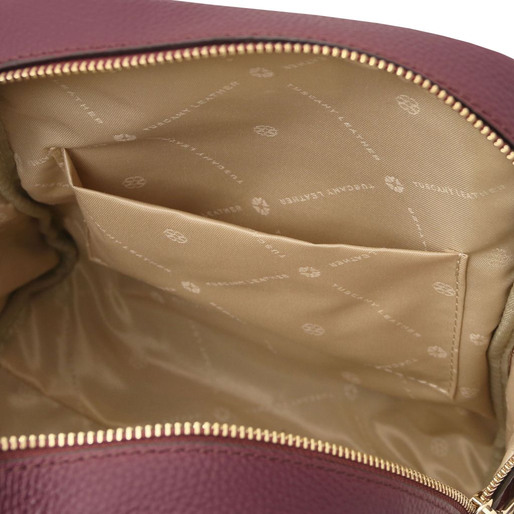 Tuscany Leather Prisma Ryggsäck #Färg_Bordeaux