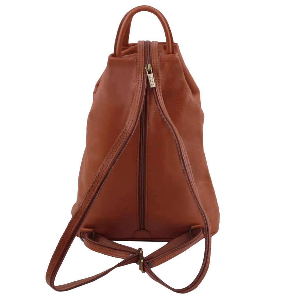 Tuscany Leather Shanghai Ryggsäck #Färg_Cognac