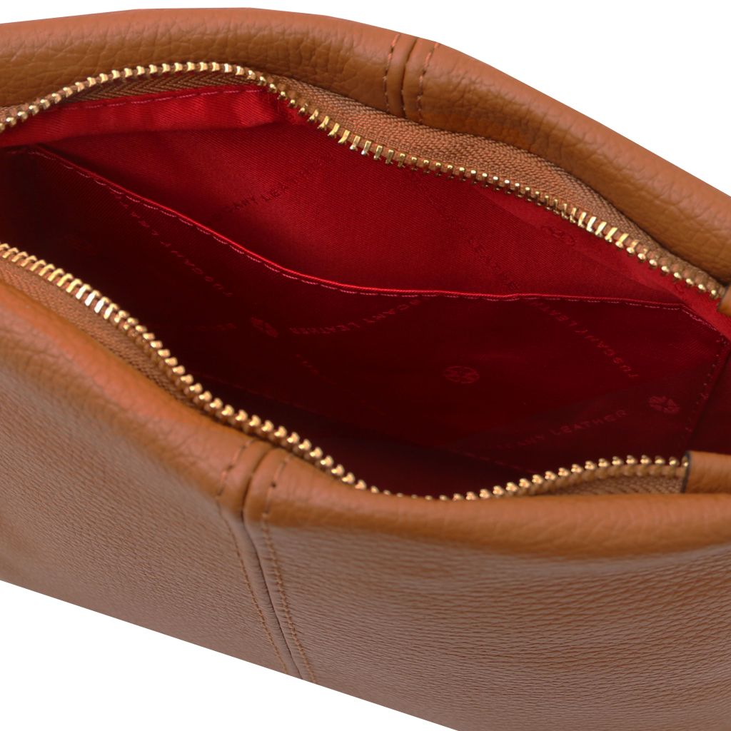 Tuscany Leather TL Bag Axelremsväska #Färg_Cognac