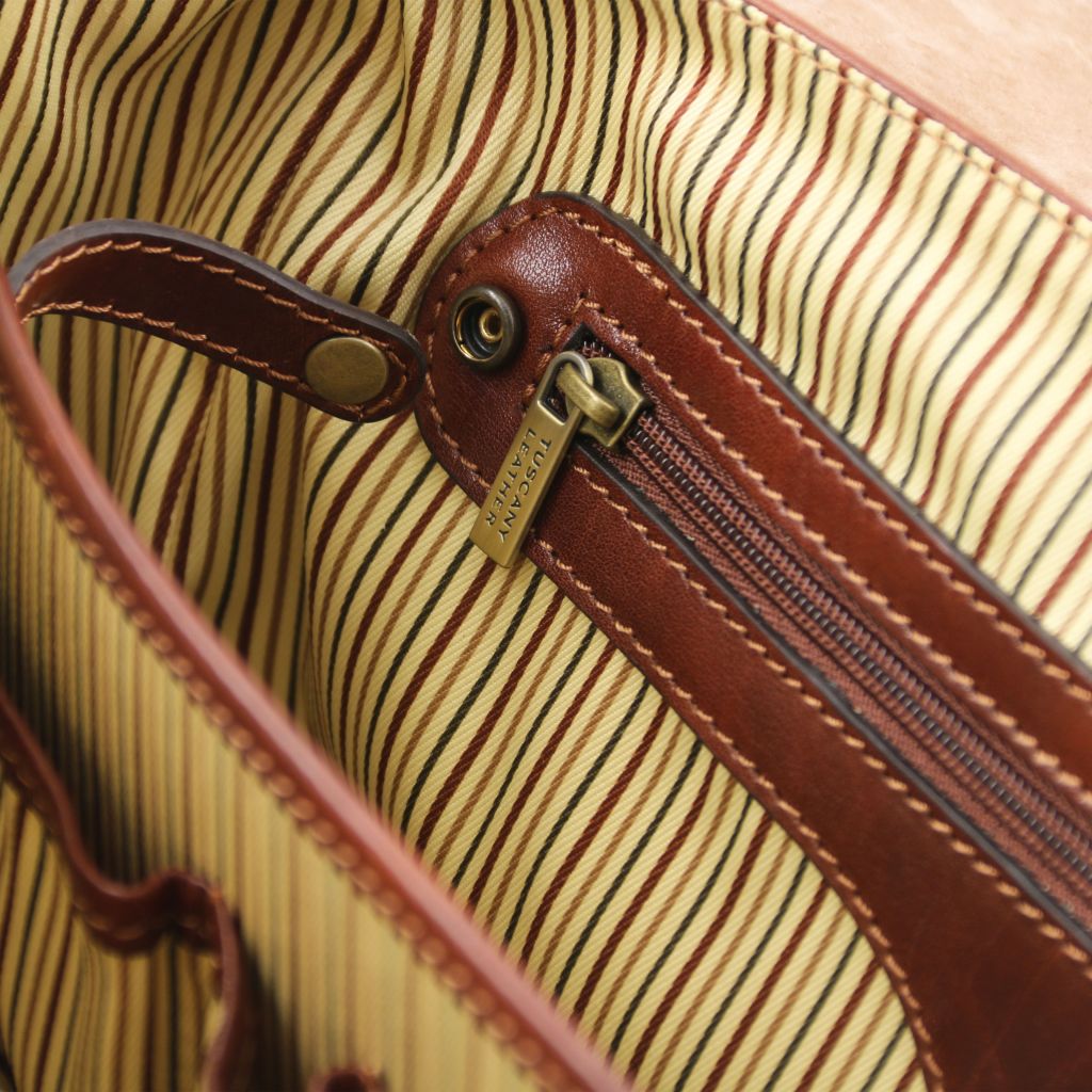 Tuscany Leather Mantova Portfölj #Färg_Brun