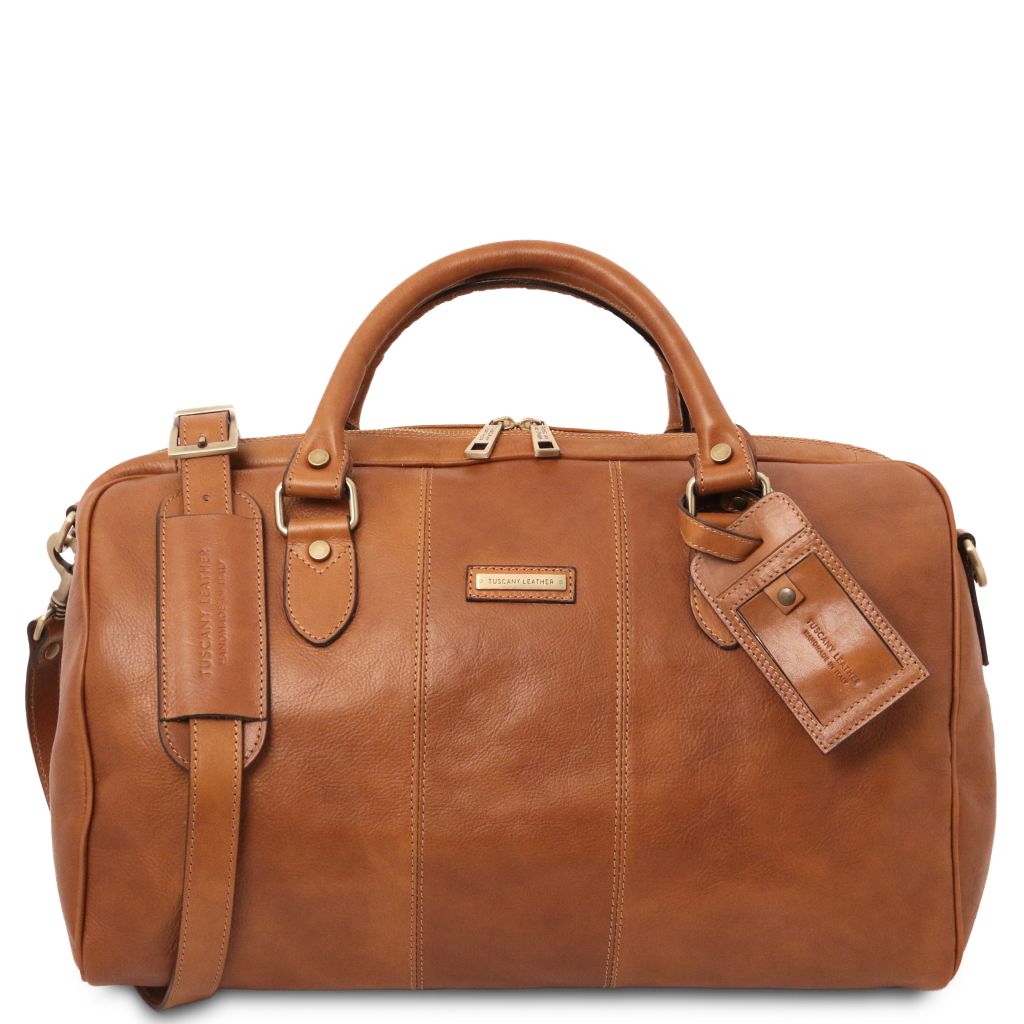 Tuscany Leather Lisbona S Weekendväska #Färg_Cognac