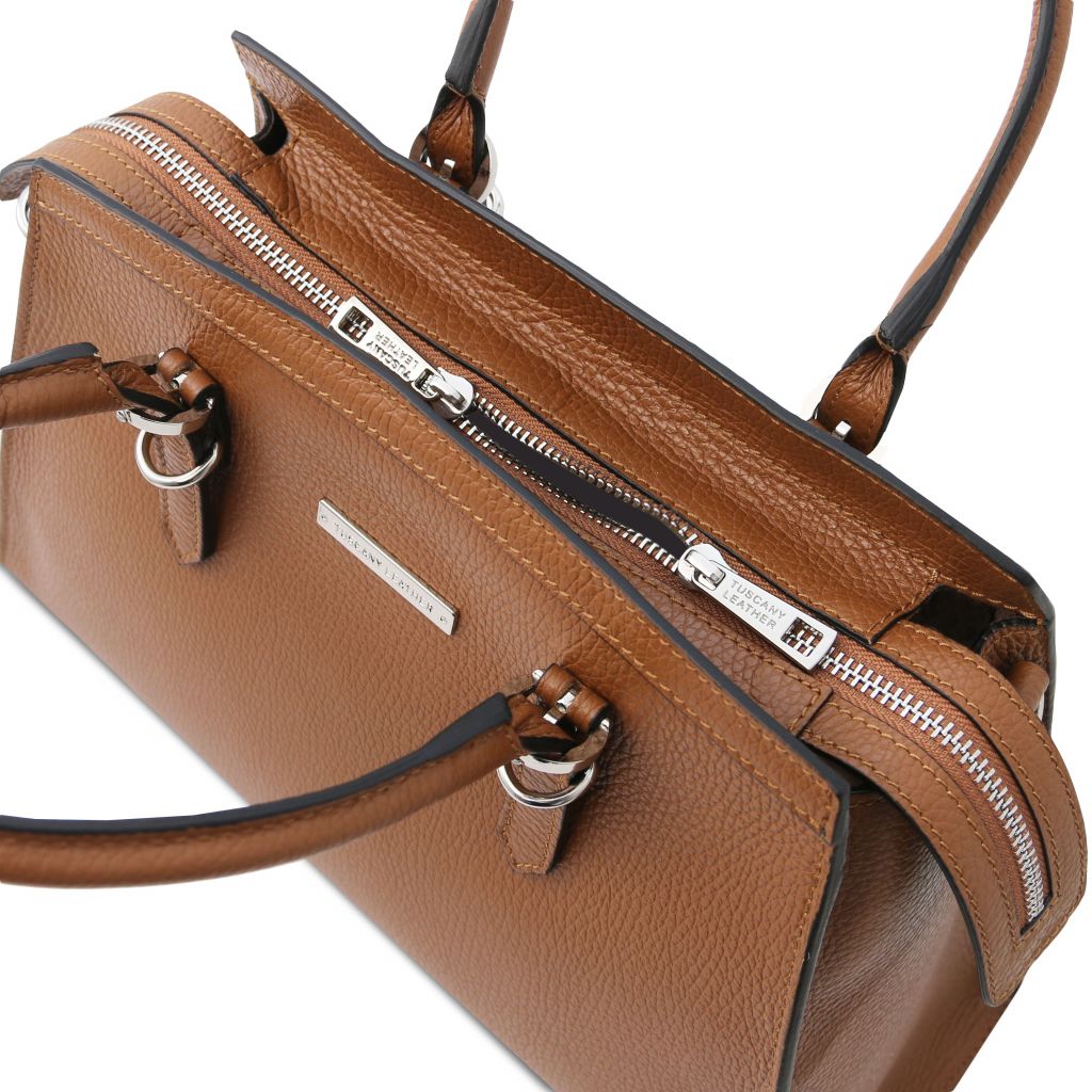 Tuscany Leather TL Bag Handväska #Färg_Cognac