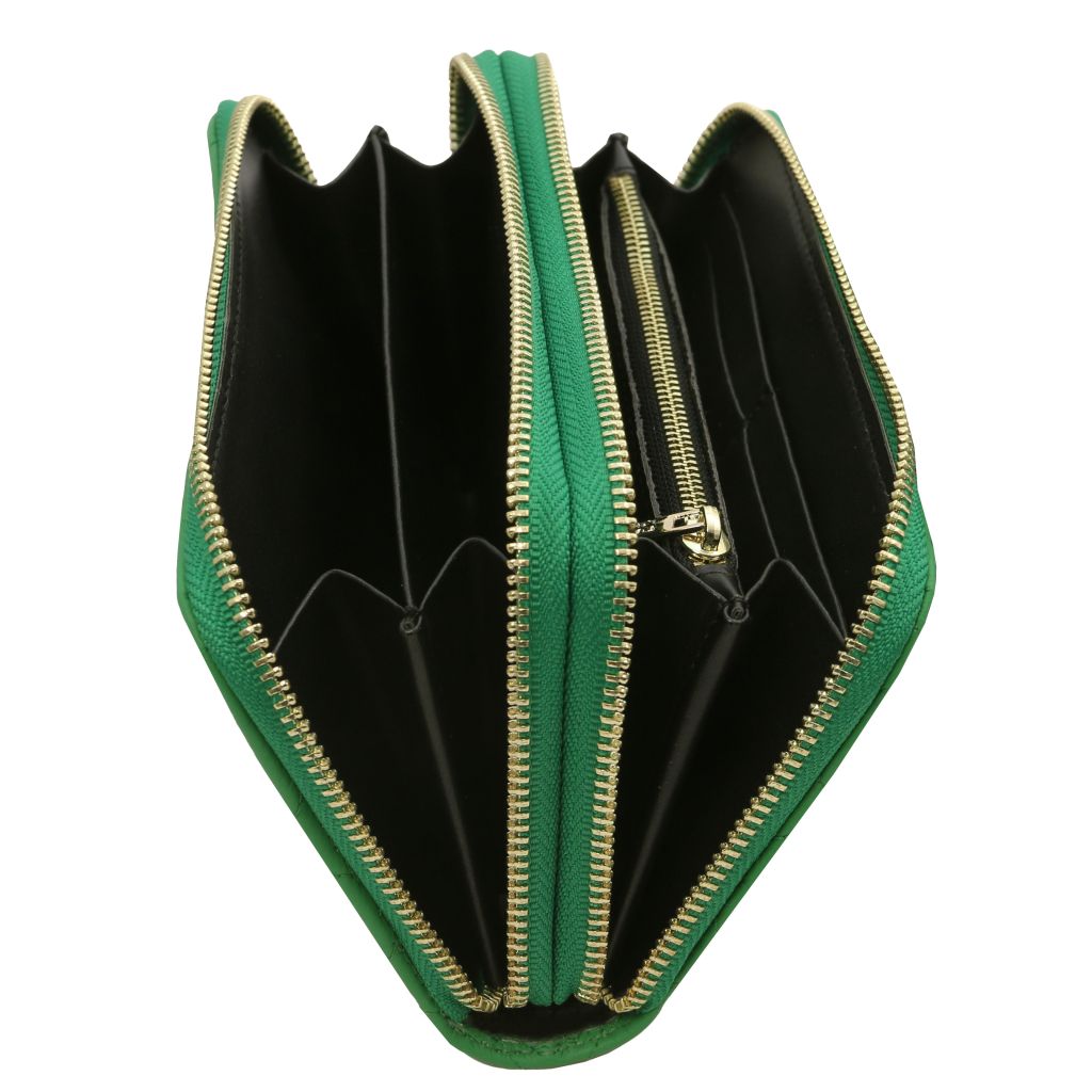 Tuscany Leather Ada Plånbok #Färg_Grön