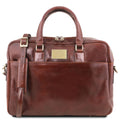 Tuscany Leather Urbino Datorportfölj #Färg_Brun