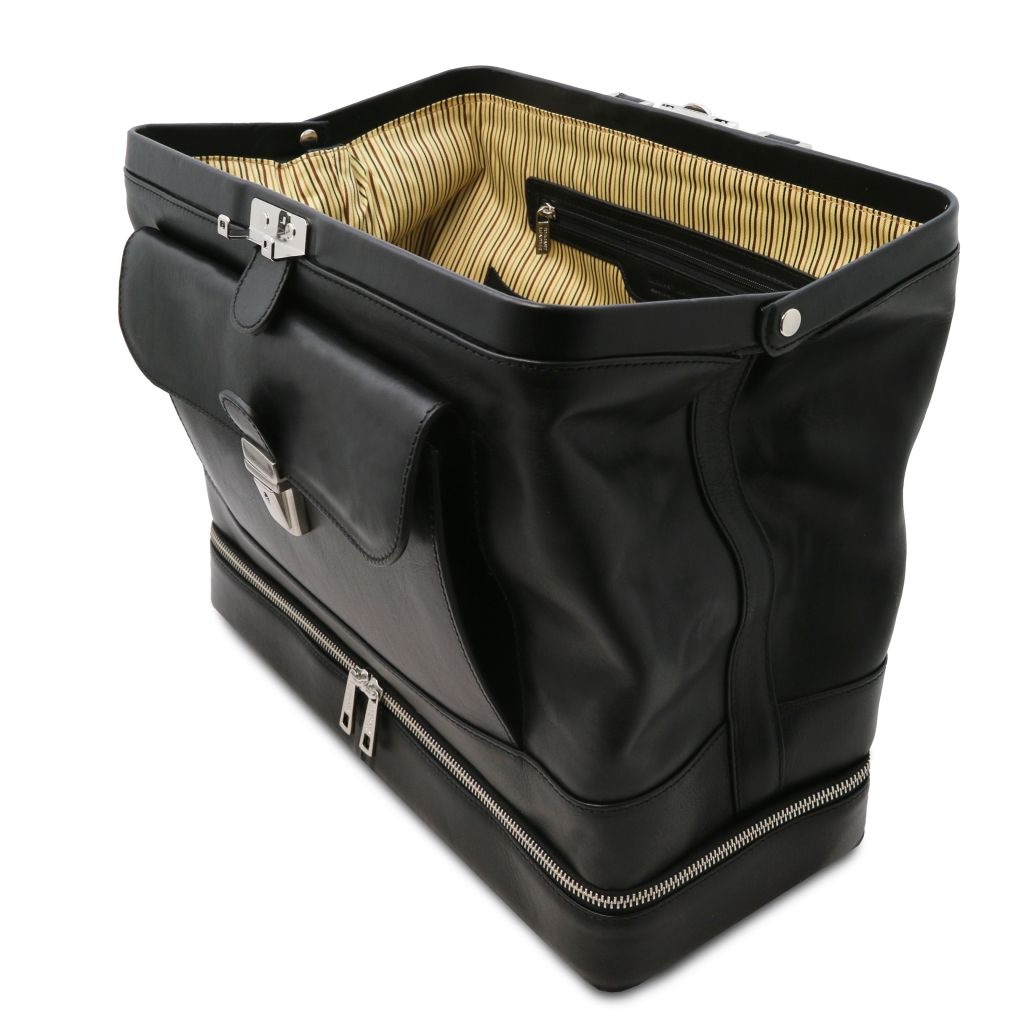 Tuscany Leather Giotto Doktorsväska #Färg_Svart